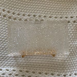 L'Afshar Small Crushed Ice Clutch